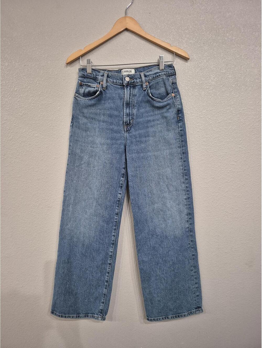 AGOLDE Ren Wide Leg Jeans Size 26 - Picture 2 of 7
